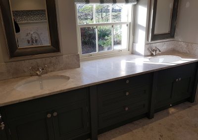 Tundra Grey Marble Vanity Unit Top